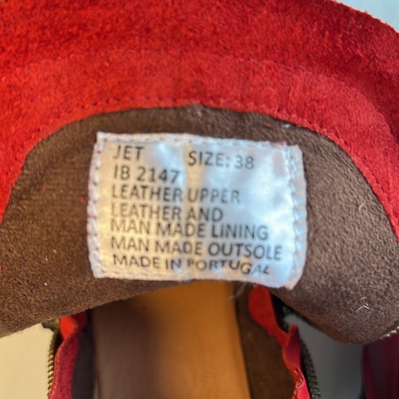 NWOB Miz Mooz Jet Womens Red Leather Zipper Ankle & Booties Boots - Picture 12 of 14